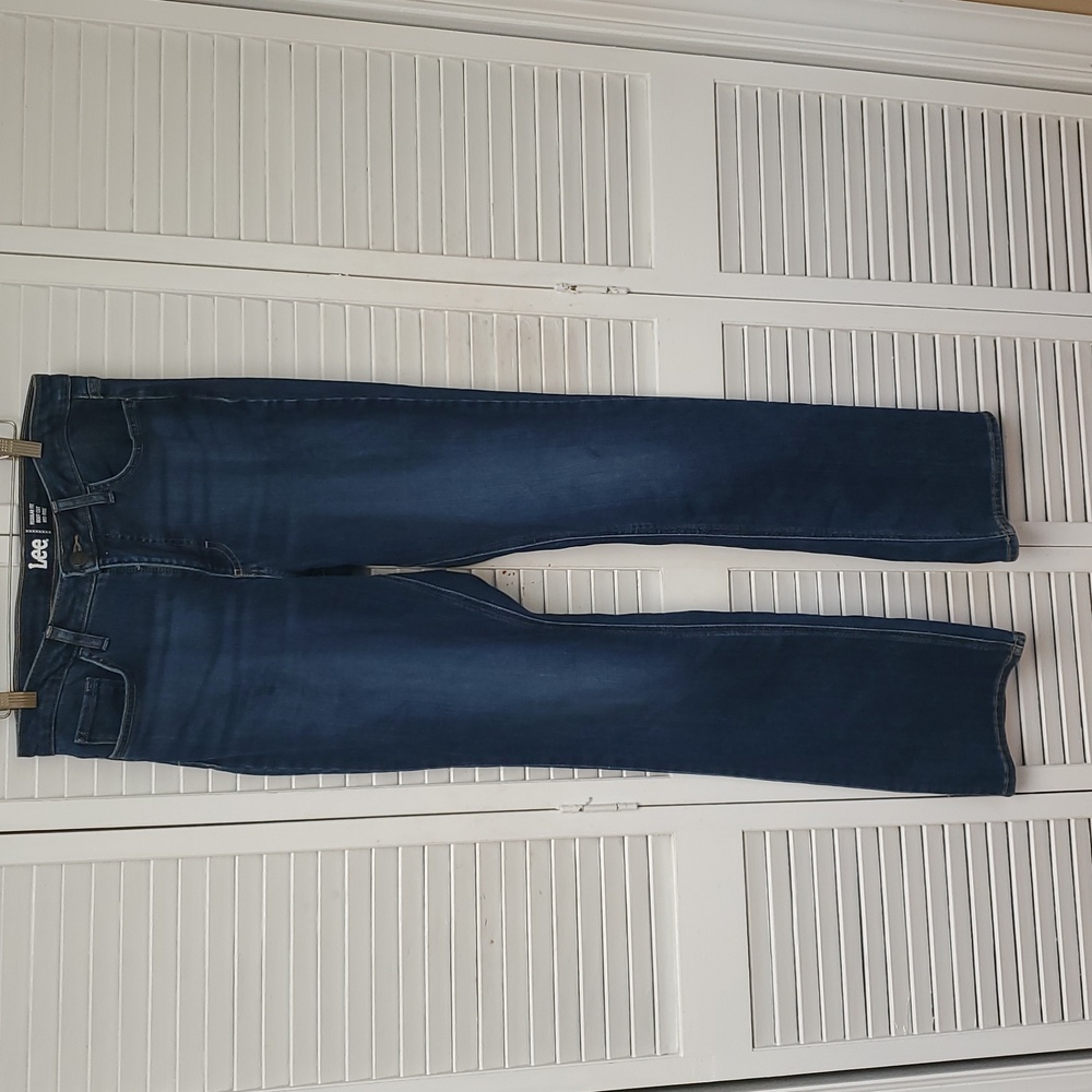 Lee Womens Classic Dark Blue Boot Cut Jeans